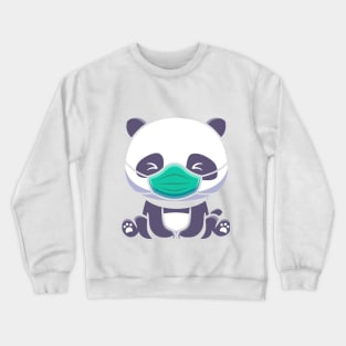 PANDA and his mask Crewneck Sweatshirt